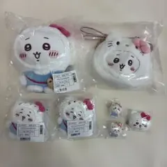 ちいかわ サンリオ ぬいぐるみ ポシェット ヘアクリップ フロッキーマスコット
