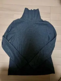 UNIQLO ヒートテック 長袖タートルネック M ダークグレー