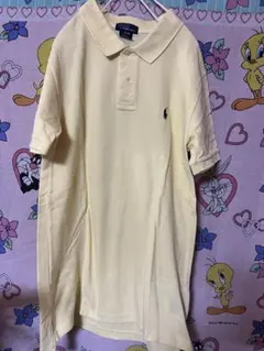 ポロバイラルフローレン イエローポロシャツ