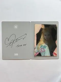 twice page two サナ　レンチキュラー　トレカ