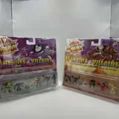 極美品Mighty Max Heroes&Villains #1#2 未開封2点