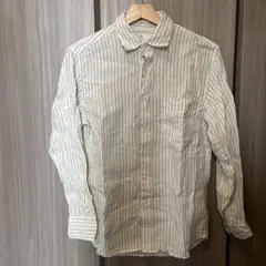UNIQLO ストライプ 長袖シャツ Sサイズ