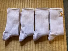 新品 スクールソックス キッズ靴下 4足セット 19〜21cm