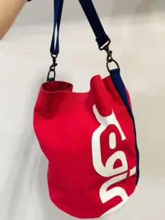 X-girl バケツ型 ショルダーバッグ(ショルダー紐サイズ調節可能)