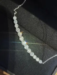 pt900 天然ダイヤモンド1ct スマイルネックレス - メルカリ