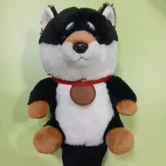 ドライバーカバーぬいぐるみ　黒柴　柴犬