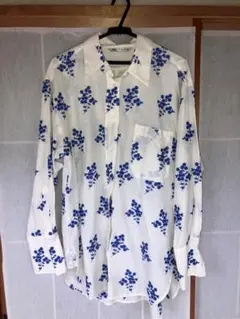 ZARA 花柄 刺繍シャツ