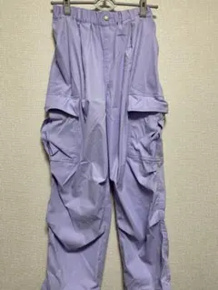 しまむら2024ssカーゴパンツ　ラベンダーのサムネイル