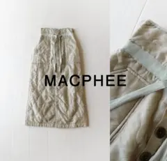美品 トゥモローランド マカフィー 2,5万円 キルティングロングスカート