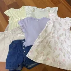 半袖　まとめ売り　女の子　110 120 スラスリ　アプレレクール　夏用　夏服