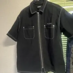 xlarge ジップワークシャツ