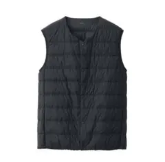 無印良品　紳士　Lサイズ紳士　軽量ダウンノーカラーベスト　（2024年デザイン）