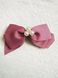 リボン　髪留め　美品