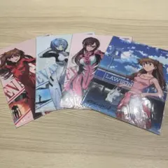 エヴァンゲリオン　クリアファイル４枚　ローソン限定