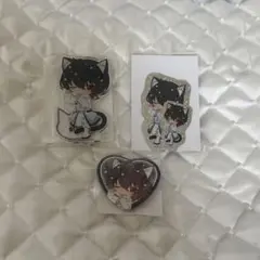 あんさんぶるスターズ ナンジャ アクリルスタンド 缶バッジ ステッカー朔間凛月