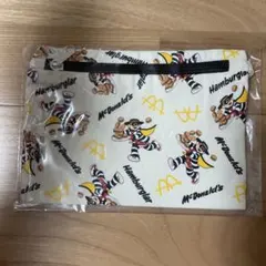 【新品未開封、匿名配送】マクドナルド ハンバーグラー ファスナー付きポーチのサムネイル