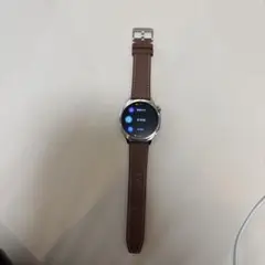 【美品】Huawei Watch GT5 スマートウォッチ ブラウンレザー