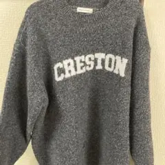 FREAK'S STORE CRESTONニットセーター Fサイズ グレー