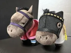 サラブレッドコレクション　馬服マスコットボールチェーン　2体セット