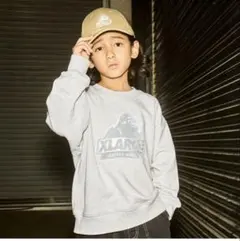 エクストララージ120★スランテッドゴリラトレーナー★スウェットトップス★グレー