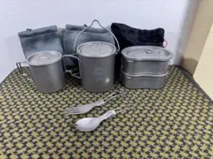 キャンプ ベアボーンズ 食器 ポット ケース 8点セット - メルカリ