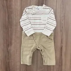 SHIPS オーガニックコットンロンパース 80cm