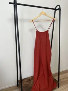 LOWRYS FARM レッドオールインワン　サロペット