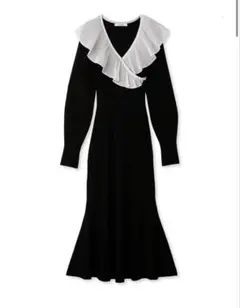 SNIDEL ニットワンピース　フリル