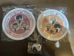 くら寿司　ハイキューコラボ皿　びっくらポン缶バッチ