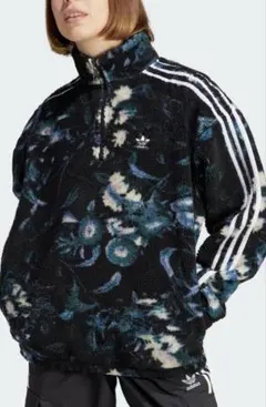 超美品　adidas Originals 総柄プリント フラワー フリース