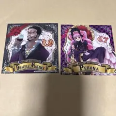 ONE PIECE 麦スト限定バースデーステッカー　ペローナ　ミホーク