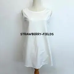 【STRAWBERRY FIELDS】ノースリーブチュニック ホワイト Mサイズのサムネイル