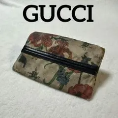 オールドGUCCI（グッチ）ポケットティッシュケース フローラ 花柄