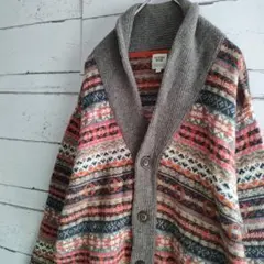 ショールカラーカーディガン