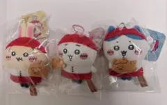 ちいかわ焼き 店員さんなマスコット ちいかわ ハチワレ うさぎ 3点セット