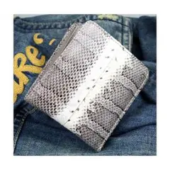 最高級のスネークスキン（本蛇革）ショートウォレットRC-443