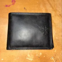 LOGOS 二つ折り財布 ブラック メンズ