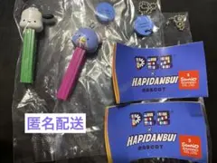 サンリオ PEZ はぴだんぶい マスコット キーホルダーガチャ　ポチャッコ　サム