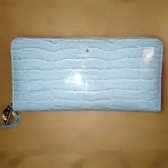 LANVIN en Bleu　ランバン オン ブルー ラウンドファスナー　長財布のサムネイル