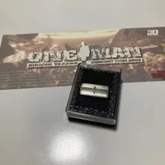 値下げ！　矢沢永吉　2002 ONEMAN ピンバッジ&メモリアルチケットセットのサムネイル