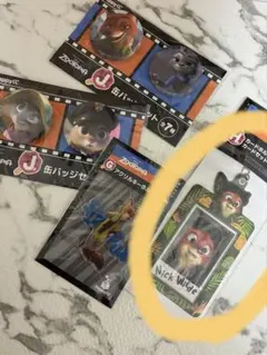 ズートピア Happyくじ H賞 ニック 幼少期 カードホルダー＆カードセット