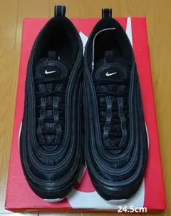 NIKE AIR MAX 97 BLACK/WHITE 24.5cm