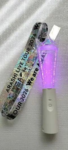 2026 嵐 We are ARASHI ペンライト　銀テープ