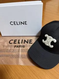 CELINE トリオンフ ベースボールキャップ ブラック M - メルカリ