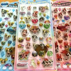 パワーパフガールズ うるちゅる　ポップシール