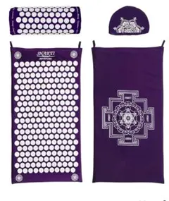 【正規品】シャクティ 指圧マット&枕 / 究極セット ( レベル3) 紫のサムネイル