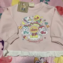 新品　80アンパンマン ガール トレーナー