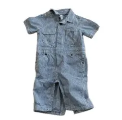 babyGap ストライプロンパース 12-18ヶ月