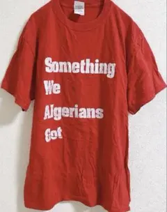 フルーツオブザルーム 英字プリント Tシャツ レッド M ロゴT 古着