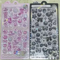 正規品　新作　ボンボンドロップシール バレエコア ブラックリボン　クーリア